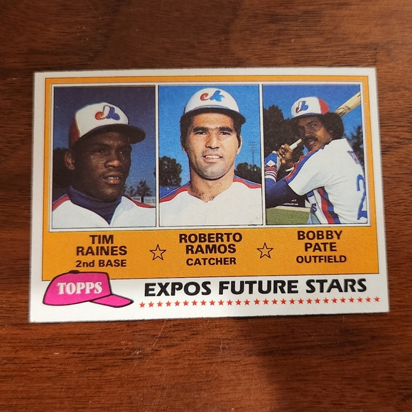 Topps Expos Future Stars Trading Card - Orange and White - Picture 1 of 1